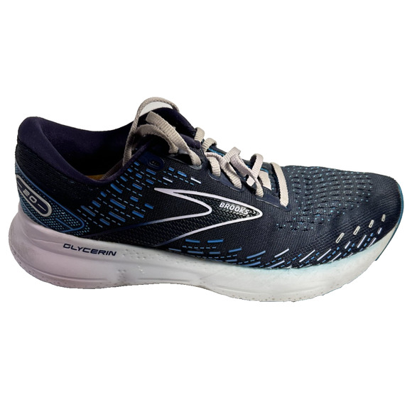 Brooks Glycerin 20 Women’s 9.5 Narrow 2A Running Shoes Blue Teal Cushioned - Picture 2 of 8
